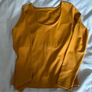 Blackmilk Mustard Long Sleeve Top